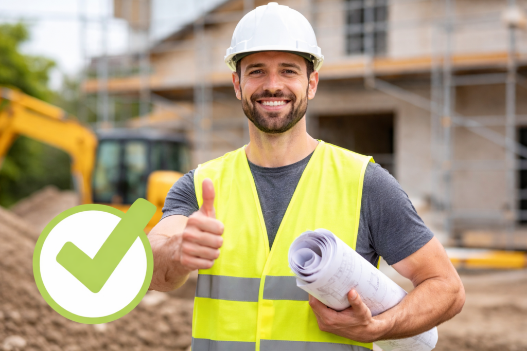 Werbung für Bauunternehmen