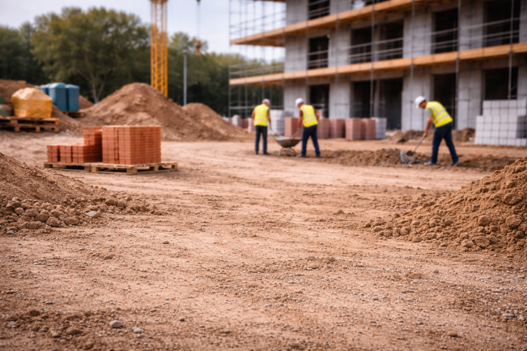 Werbung für Baufirmen