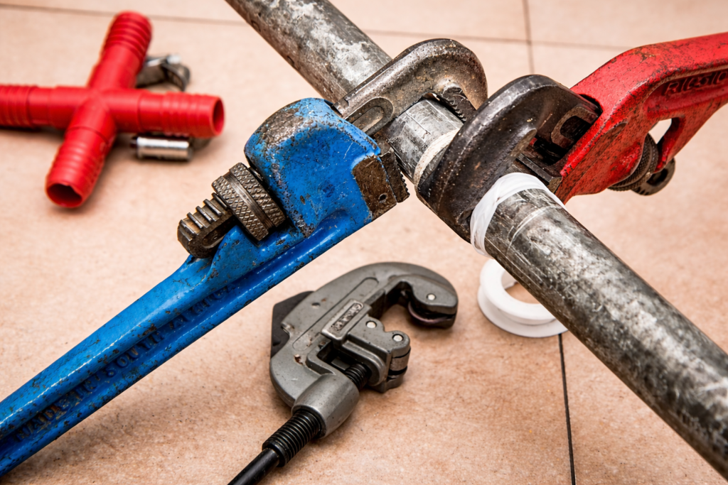 Werbung für Heizung und Sanitär